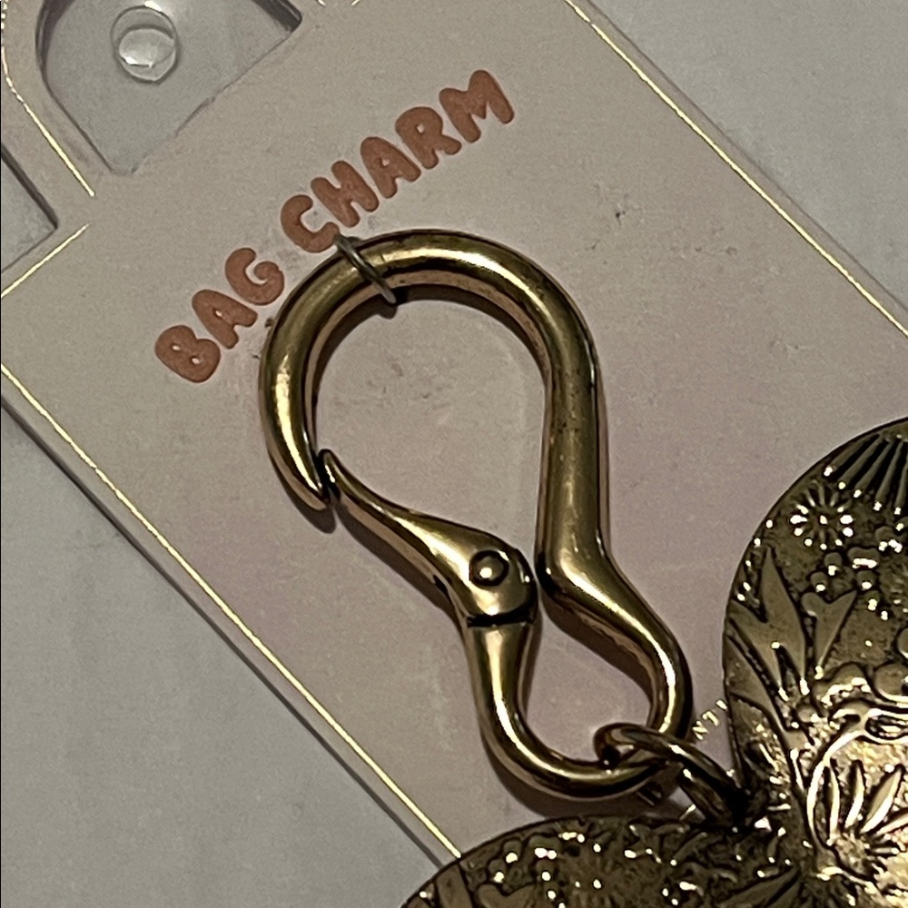 NWTS ANTHRO HEART BAG CHARM - Picture 6 of 6